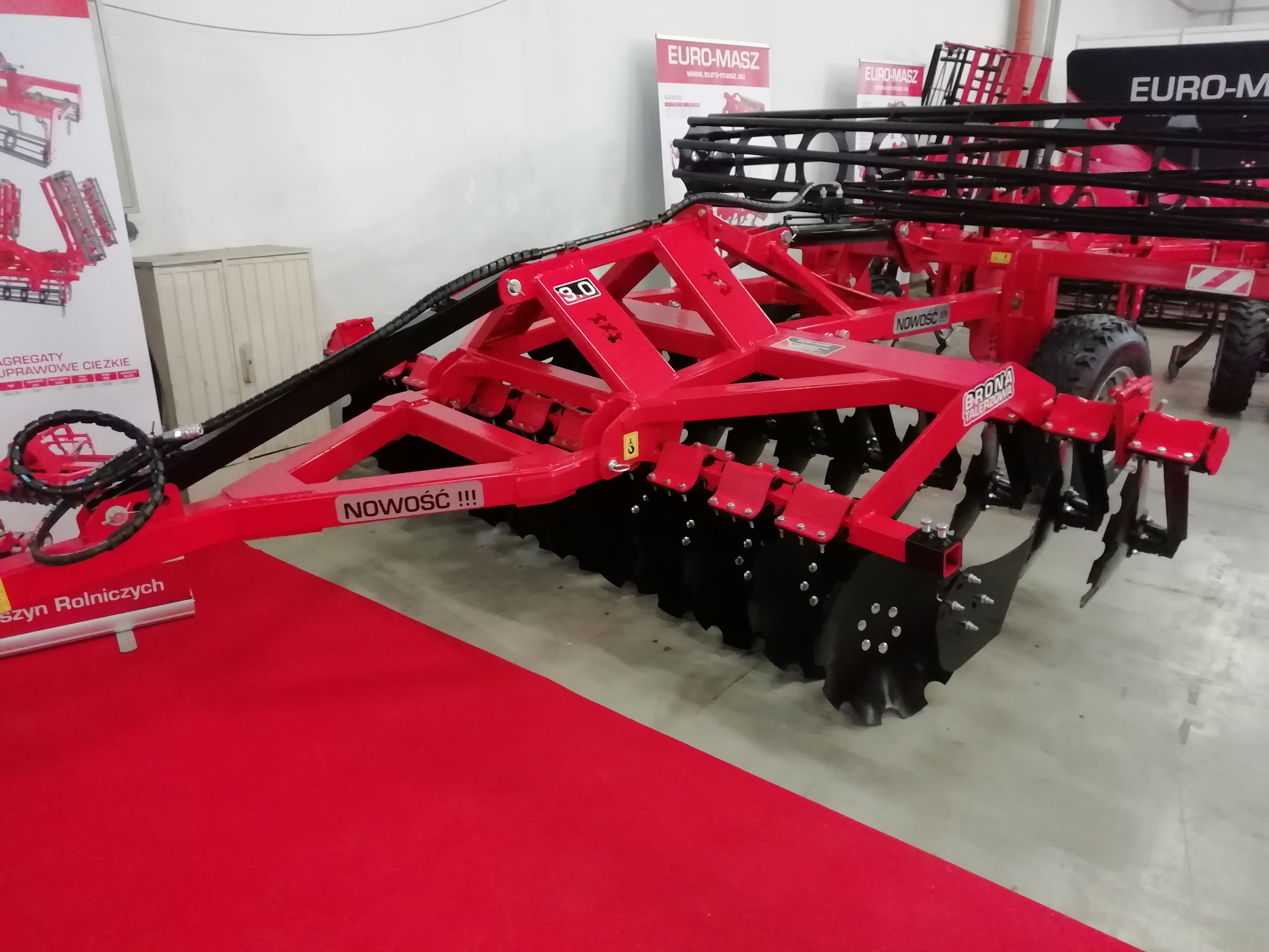 Euromasz brona talerzowa półzawieszana